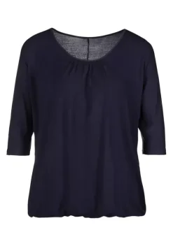 Damenshirts|LASCANA 3/4-Arm-Shirt Navy