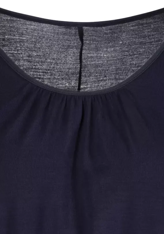 Damenshirts|LASCANA 3/4-Arm-Shirt Navy