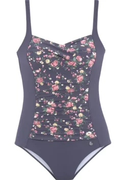 Badeanzuge|LASCANA Badeanzug"Anika" Marine Bedruckt