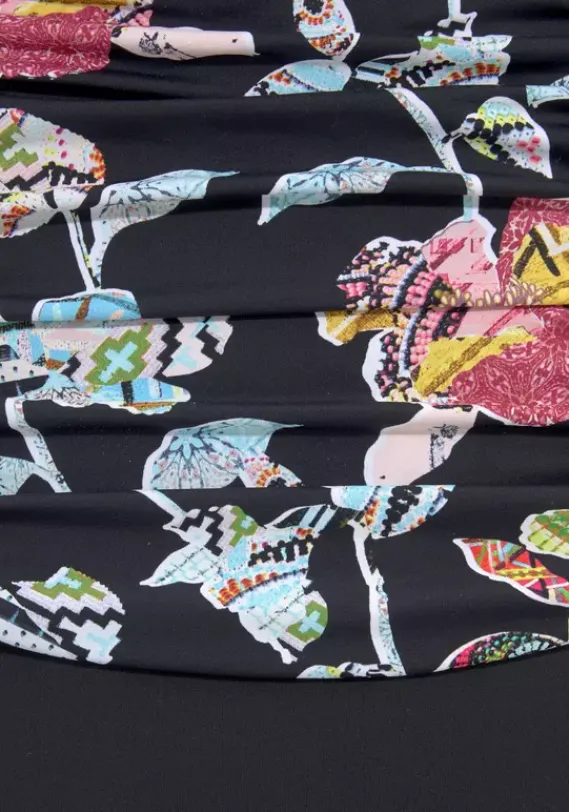 Badeanzuge|Sunseeker Badeanzug"Jam" Schwarz-Bunt