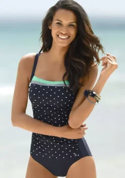 Badeanzuge|LASCANA Badeanzug"Monroe" Marine-Turkis