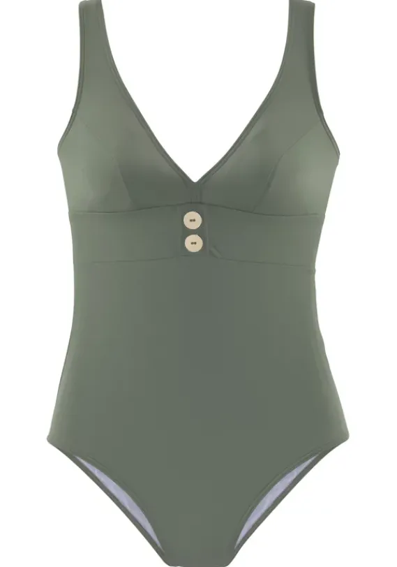 Badeanzuge|Vivance Badeanzug"Pauline" Oliv