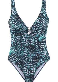 Badeanzuge|Bruno Banani Badeanzug"Taki" Marine-Bedruckt