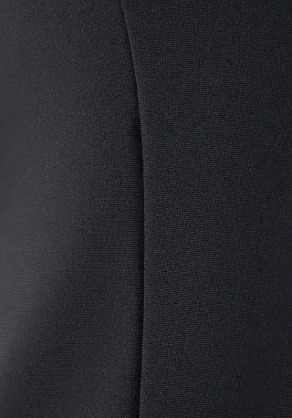 Badeanzuge|LASCANA Badekleid Schwarz-Reinweis