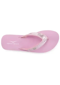 Badeschuhe|Venice Beach Badezehentrenner Rose