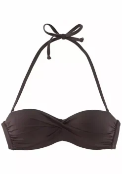 Grose Cups|LASCANA Bandeau-Bikini-Top"Italy" Braun