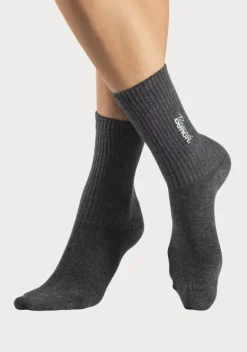Socken|Bench. Basicsocken 1X Schwarz, 1X Anthrazit-Meliert, 1X Pistazie