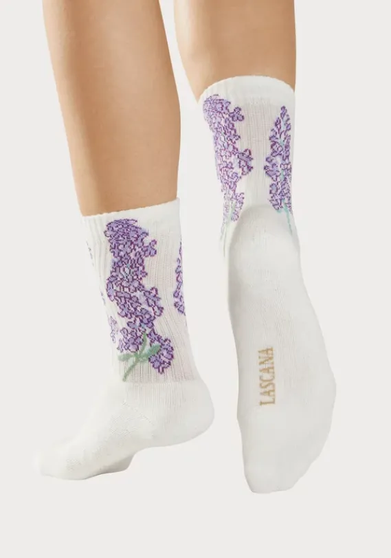 Socken|LASCANA Basicsocken 4X Ecru