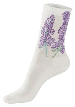 Socken|LASCANA Basicsocken 4X Ecru