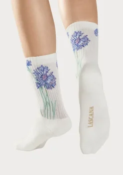 Socken|LASCANA Basicsocken 4X Ecru