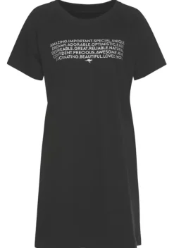 Nachhaltige Nachtwasche|KangaROOS Bigshirt Schwarz