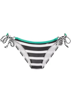 Bikini-Unterteile|KangaROOS Bikini-Hose"Anita" Schwarz-Weis