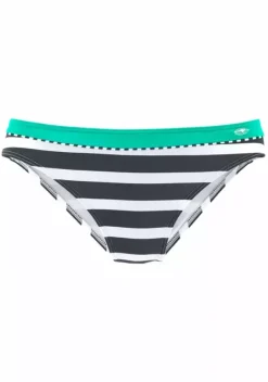 Bikini-Unterteile|KangaROOS Bikini-Hose"Anita" Schwarz-Weis