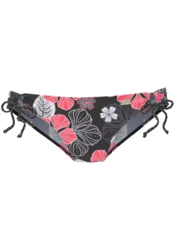 Bikini-Unterteile|Buffalo Bikini-Hose"City" Schwarz-Bedruckt