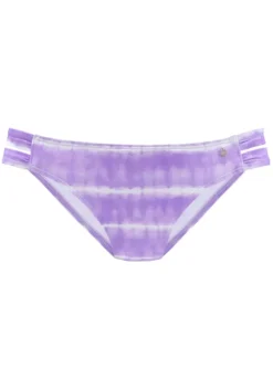Bikini-Unterteile|s.Oliver Bikini-Hose"Enja" Lila-Weis