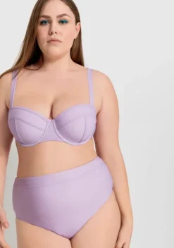 Bikini-Unterteile|LSCN by LASCANA Bikini-Hose"Gina" Lila