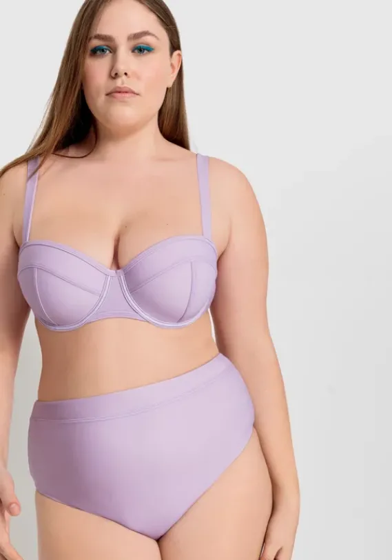 Bikini-Unterteile|LSCN by LASCANA Bikini-Hose"Gina" Lila