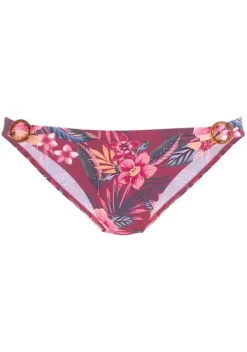 Bikini-Unterteile|s.Oliver Bikini-Hose"Marika" Rostrot-Bedruckt
