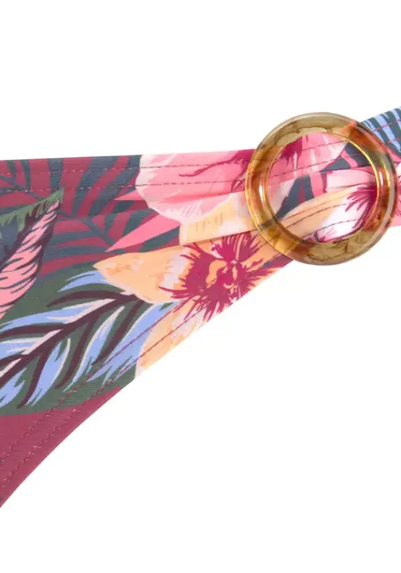 Bikini-Unterteile|s.Oliver Bikini-Hose"Marika" Rostrot-Bedruckt