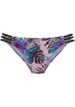Bikini-Unterteile|Venice Beach Bikini-Hose"Marly" Rosa-Bedruckt