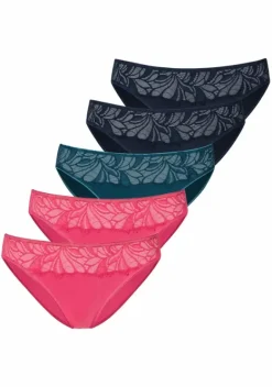 Nachhaltige Dessous & Wasche|Vivance Bikinislip Pink, Navy, Petrol