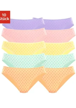 Nachhaltige Dessous & Wasche|petite fleur Bikinislip Lila, Rosa, Gelb, Grun, Orange