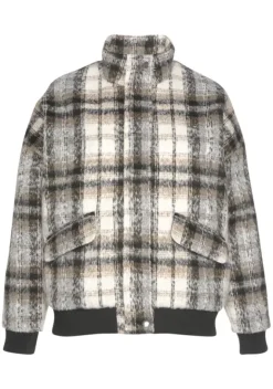 Jacken & Mantel|Buffalo Bomberjacke Creme-Braun-Schwarz