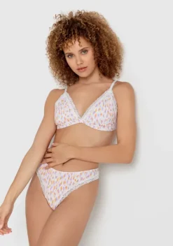 Bhs Ohne Bugel|LSCN by LASCANA Bralette Weis Bedruckt