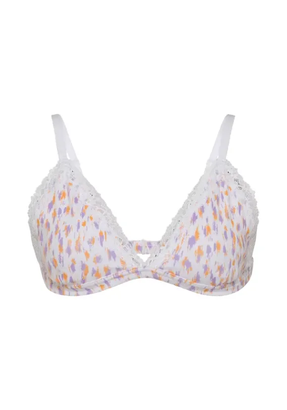 Bhs Ohne Bugel|LSCN by LASCANA Bralette Weis Bedruckt