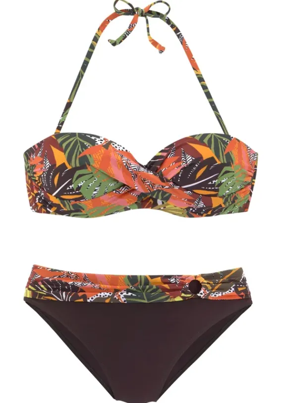 Vivance Bandeau-Bikinis<Bugel-Bandeau-Bikini"Foglia"