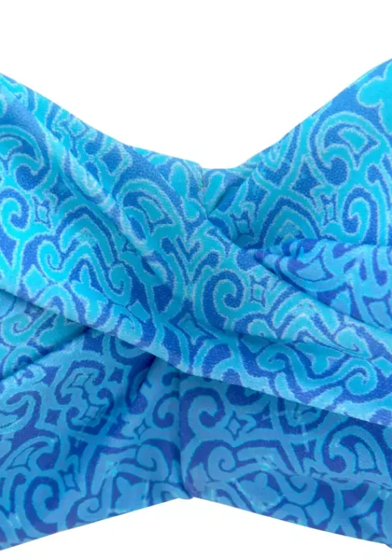 Grose Cups|LASCANA Bugel-Bandeau-Bikini"Iris" Blau