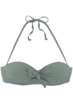 Grose Cups|LASCANA Bugel-Bandeau-Bikini-Top"Cana" Oliv
