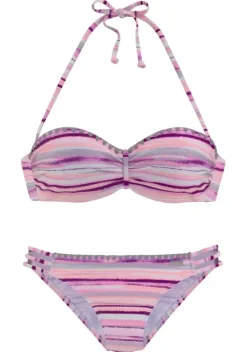 Venice Beach Bandeau-Bikinis<Bugel-Bandeau-Bikini"Violet"