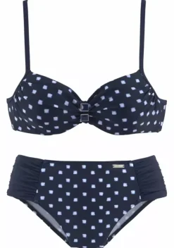 Grose Cups|LASCANA Bugel-Bikini Marine-Weis