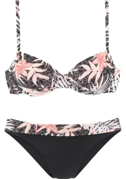 Grose Cups|Buffalo Bugel-Bikini"Branda" Braun-Apricot