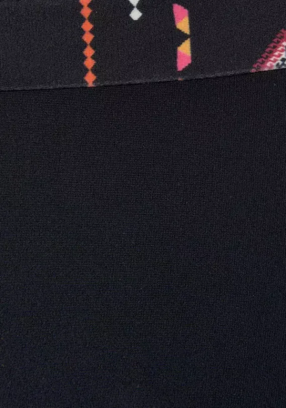 Grose Cups|Buffalo Bugel-Bikini"Inka" Schwarz-Bedruckt