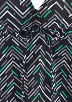 Grose Cups|LASCANA Bugel-Tankini Schwarz-Bedruckt