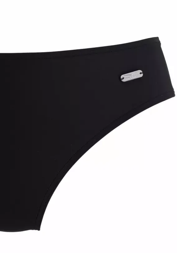 Grose Cups|Venice Beach Bugel-Tankini Schwarz-Bedruckt