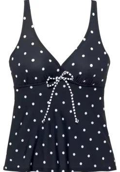 Tankinis|s.Oliver Bugel-Tankini-Top"Audrey" Schwarz-Weis