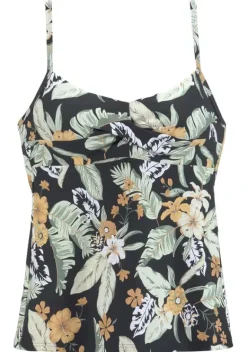 Tankinis|Sunseeker Bugel-Tankini-Top"Suva" Schwarz-Bedruckt