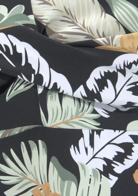 Tankinis|Sunseeker Bugel-Tankini-Top"Suva" Schwarz-Bedruckt