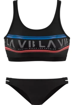 Bustier-Bikinis|Venice Beach Bustier-Bikini Schwarz