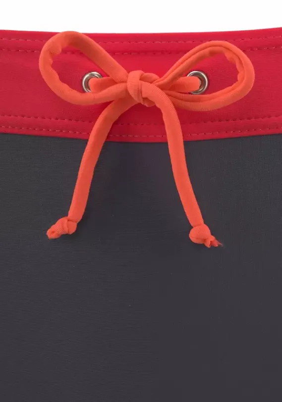 Bustier-Bikinis|H.I.S Bustier-Bikini Grau-Orange