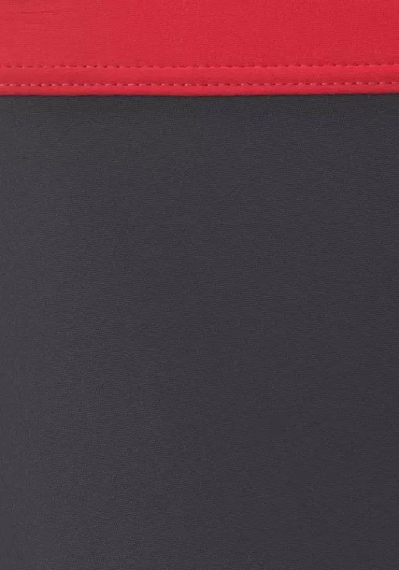 Bustier-Bikinis|H.I.S Bustier-Bikini Grau-Orange