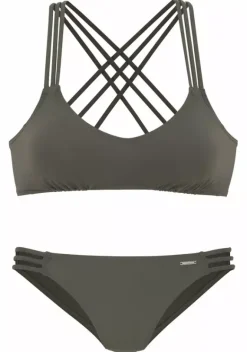 Bustier-Bikinis|Bruno Banani Bustier-Bikini Oliv