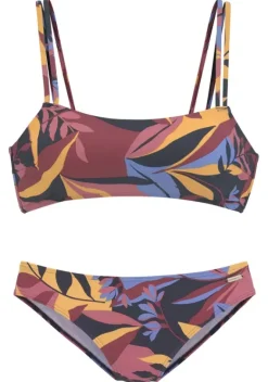 Bustier-Bikinis|Sunseeker Bustier-Bikini"Allis" Marine-Rostrot