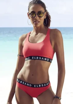 Bustier-Bikinis|Elbsand Bustier-Bikini"Edith" Rot