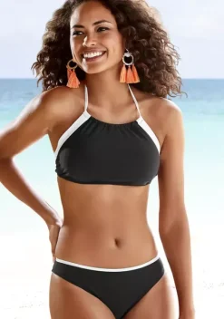Bustier-Bikinis|LASCANA Bustier-Bikini"Jolie" Schwarz-Weis