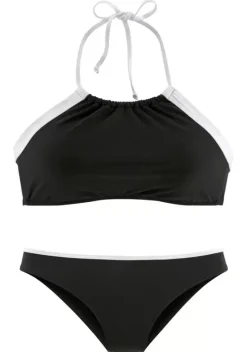Bustier-Bikinis|LASCANA Bustier-Bikini"Jolie" Schwarz-Weis