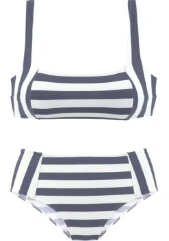 Bustier-Bikinis|Venice Beach Bustier-Bikini"Silth" Marine-Weis